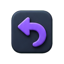Animated undo icon